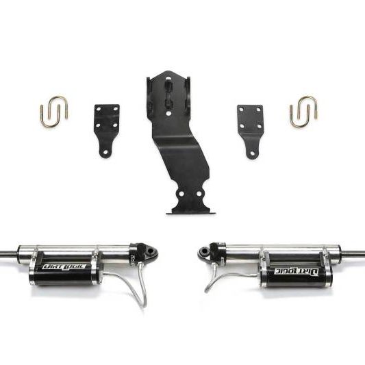 Fabtech 19-20 Ford F450/F550 4WD Dual Steering Stabilizer System w/DL 2.25 Resi Shocks - SMINKpower Performance Parts FABFTS22314 Fabtech