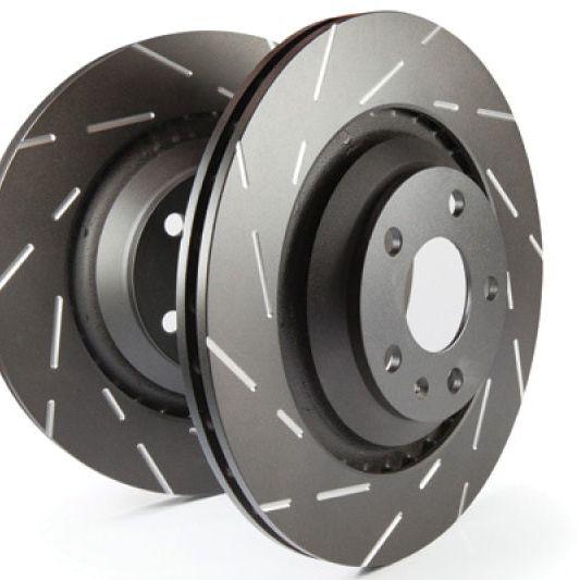 EBC 2014-2016 Chevrolet Corvette (C7) 6.2L Stingray USR Slotted Front Rotors-Brake Rotors - Slotted-EBC-EBCUSR7720-SMINKpower Performance Parts