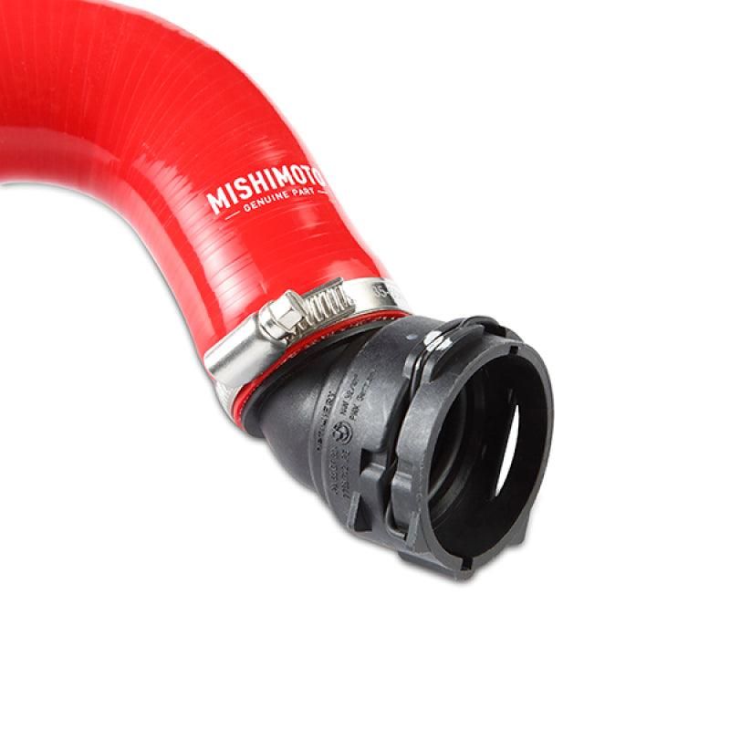 Mishimoto 15+ Ford Mustang GT Red Silicone Upper Radiator Hose - SMINKpower Performance Parts MISMMHOSE-MUS8-15URD Mishimoto