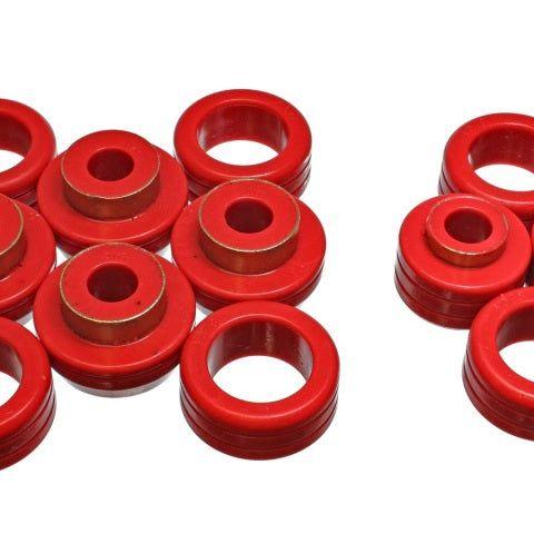 Energy Suspension 87-96 Dodge Dakota 2WD Red Body (Cab) Mount Set-Bushing Kits-Energy Suspension-ENG5.4106R-SMINKpower Performance Parts