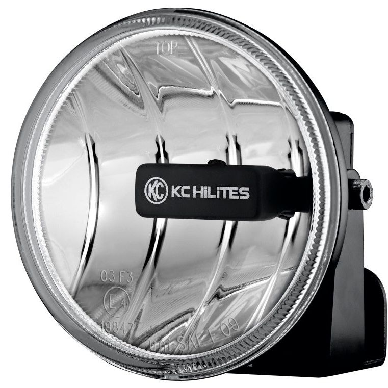 KC HiLiTES 4in. Gravity G4 LED Light 10w SAE/ECE Clear Fog Beam (Single) - SMINKpower Performance Parts KCL1493 KC HiLiTES