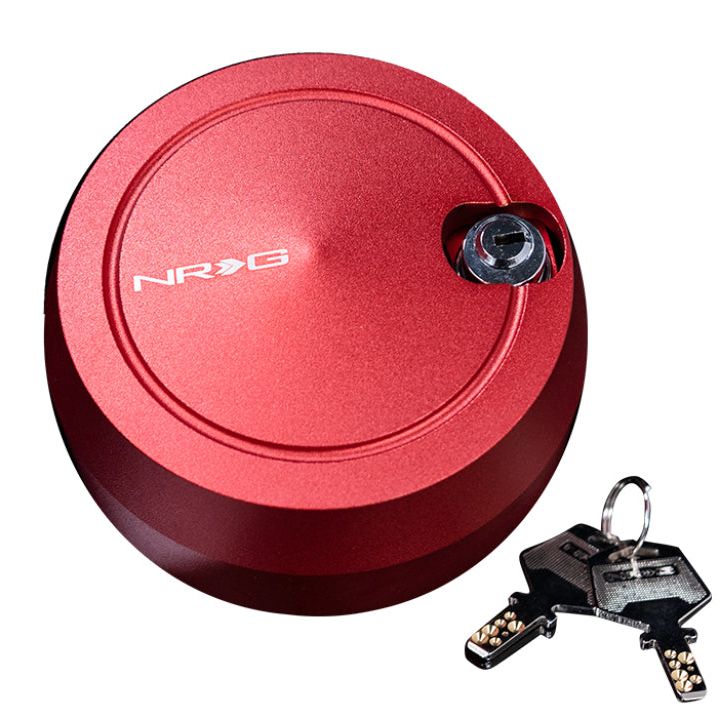 NRG Quick Lock V2 w/Free Spin - Red (Will Not Work w/Thin Version QR or Quick Tilt System)-Quick Release Adapters-NRG-NRGSRK-201RD-SMINKpower Performance Parts