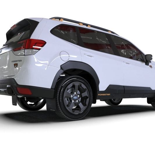 Rally Armor 2022 Subaru Forester (Incl. Wilderness) Black UR Mud Flap w/ Grey Logo