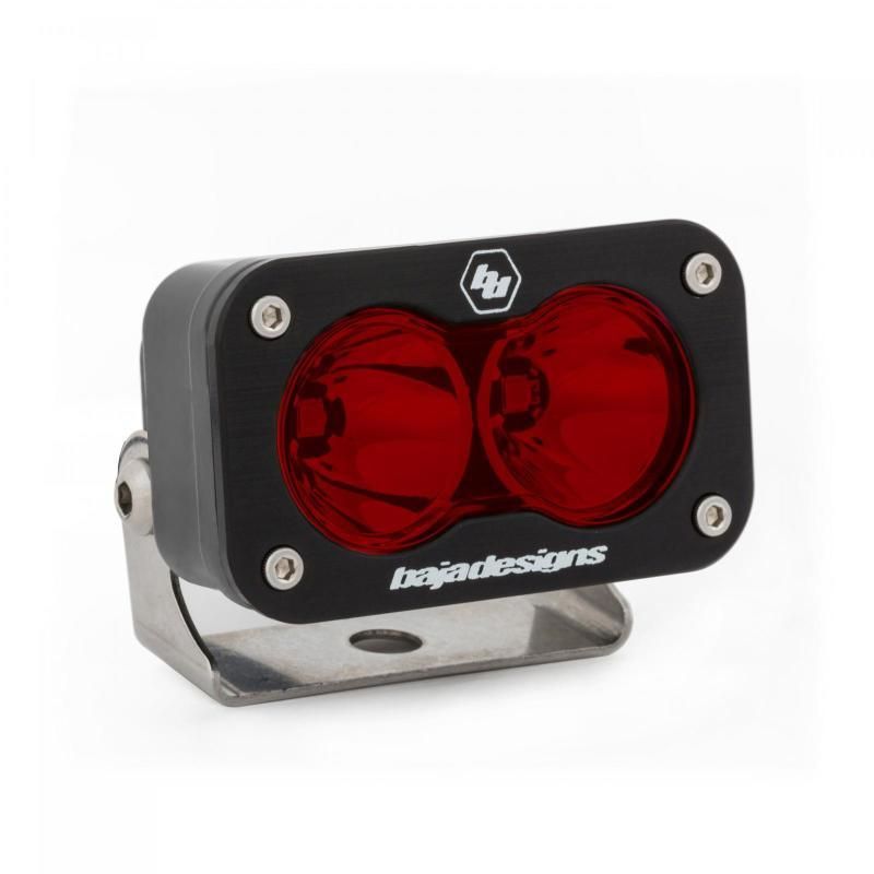 Baja Designs S2 Sport Spot Pattern LED Work Light - Red - SMINKpower Performance Parts BAJ540001RD Baja Designs