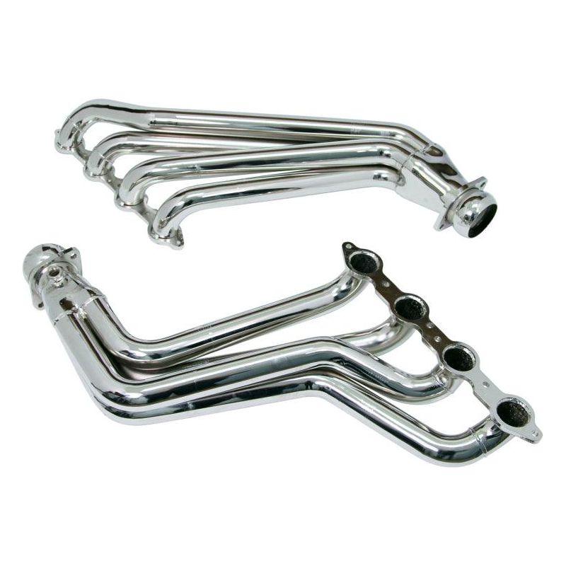 BBK 10-15 Camaro LS3 L99 Long Tube Exhaust Headers With Converters - 1-3/4 Chrome - SMINKpower Performance Parts BBK4021 BBK