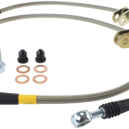 StopTech 00-05 Honda S2000 Front SS Brake Lines-Brake Line Kits-Stoptech-STO950.40008-SMINKpower Performance Parts