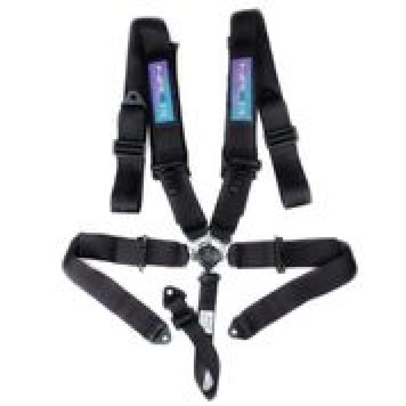 NRG 5PT 3in. Seat Belt Harness / Cam Lock - Black-Seat Belts & Harnesses-NRG-NRGSBH-B6PCBK-SMINKpower Performance Parts
