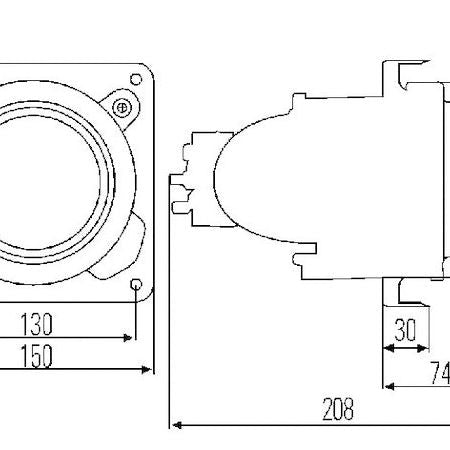 Hella Headlamp DeUs A 1Bl - SMINKpower Performance Parts HELLA007834087 Hella