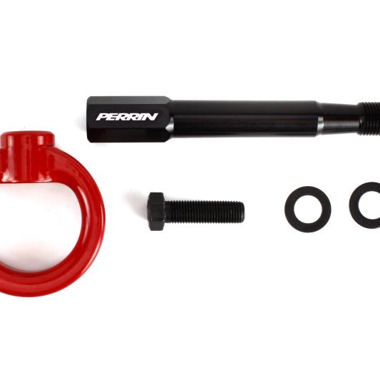 Perrin 15-19 Subaru WRX/STI Tow Hook Kit (Rear) - Red - SMINKpower Performance Parts PERPSP-BDY-252RD Perrin Performance