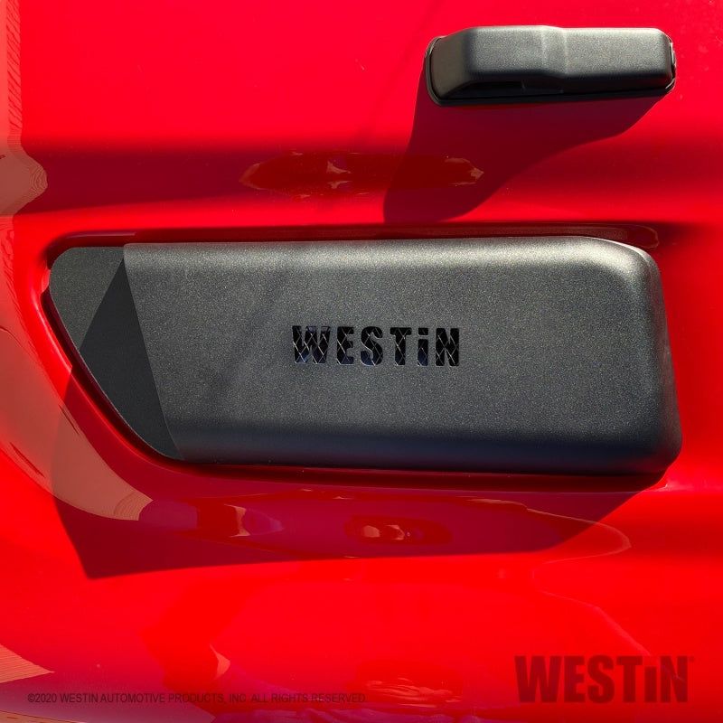 Westin 18-20 Jeep Wrangler JL 2dr LED Hood Scoops - Textured Black - SMINKpower Performance Parts WES62-41115 Westin