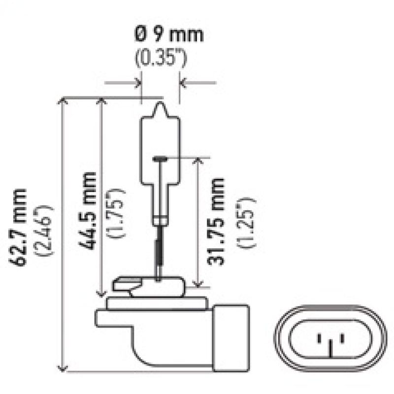 Hella Bulb 888 12V 50W PGJ13 T3.25 - SMINKpower Performance Parts HELLA888 Hella