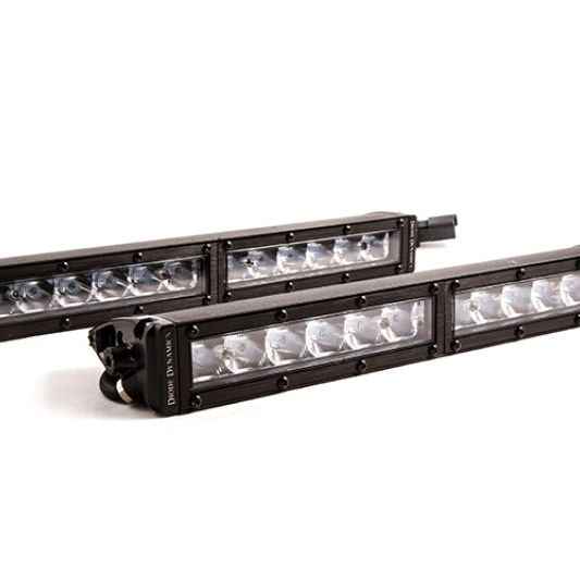 Diode Dynamics 12 In LED Light Bar Single Row Straight Clear Driving (Pair) Stage Series - SMINKpower Performance Parts DIODD5015P Diode Dynamics