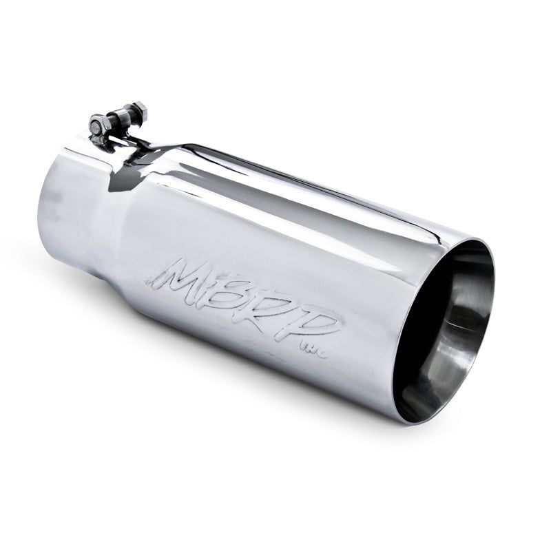 MBRP Universal Tip 5 O.D. Dual Wall Straight 4 inlet 12 length-Steel Tubing-MBRP-MBRPT5049-SMINKpower Performance Parts