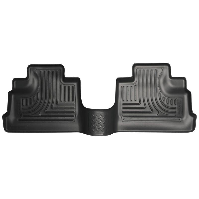 Husky Liners 11-12 Jeep Wrangler Unlimited (4 Door) WeatherBeater 2nd Row Black Floor Liners-Floor Mats - Rubber-Husky Liners-HSL19021-SMINKpower Performance Parts