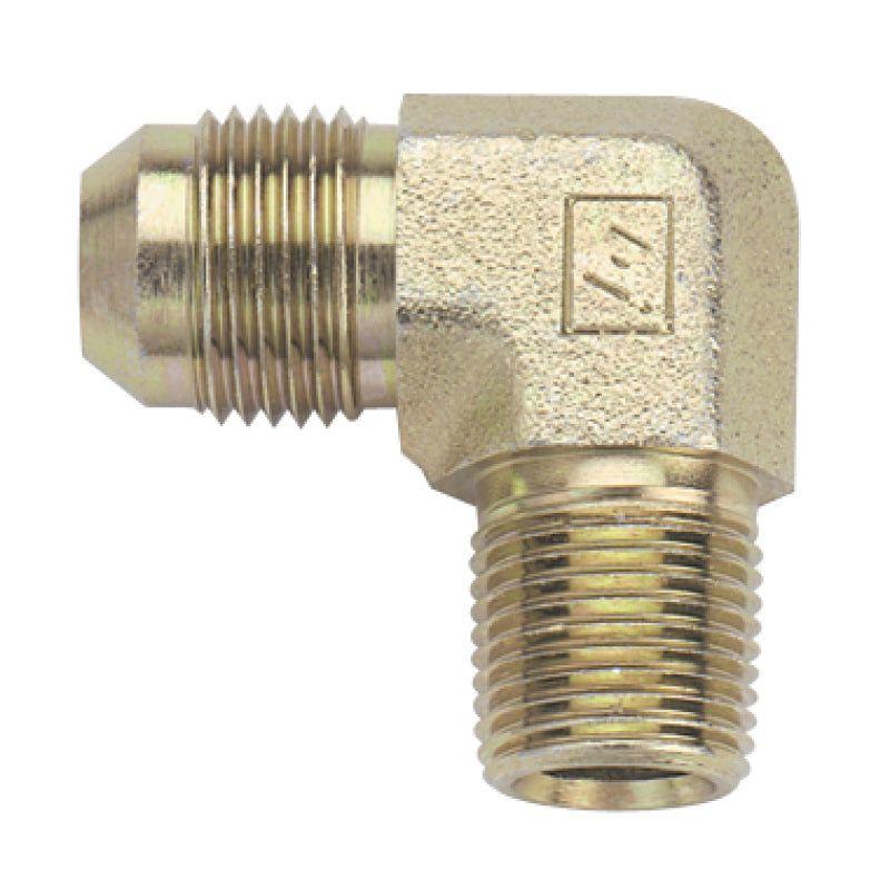 Fragola -3AN x 1/8 NPT 90 Degree Adapter - Steel-Fittings-Fragola-FRA582203-SMINKpower Performance Parts