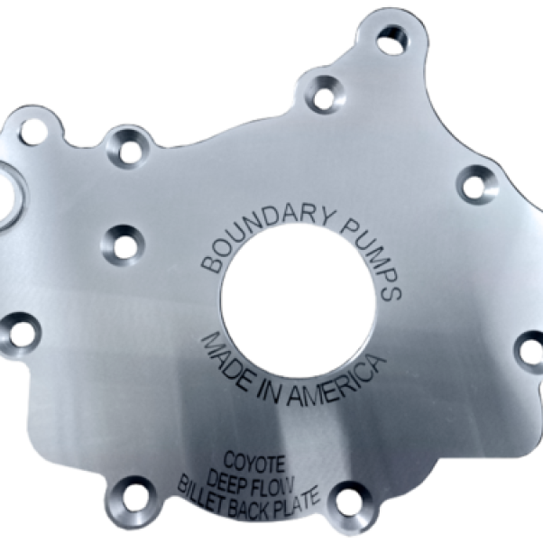 Boundary 2011+ Ford Coyote (All Types) V8 Billet Pump Plate - SMINKpower Performance Parts BOUCM-BBP Boundary