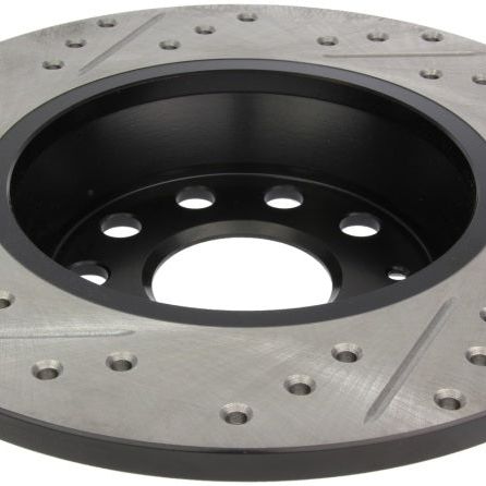 StopTech Slotted & Drilled Sport Brake Rotor-Brake Rotors - Slot & Drilled-Stoptech-STO127.33099L-SMINKpower Performance Parts