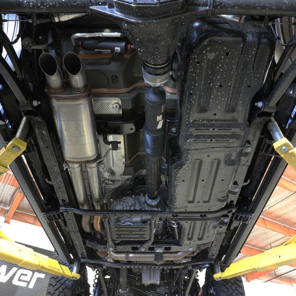 aFe 2021+ Jeep Wrangler JL (392 V8-6.4L) Rock Basher 3in. 304 Stainless Steel Cat-Back Exhaust - SMINKpower Performance Parts AFE49-38099 aFe