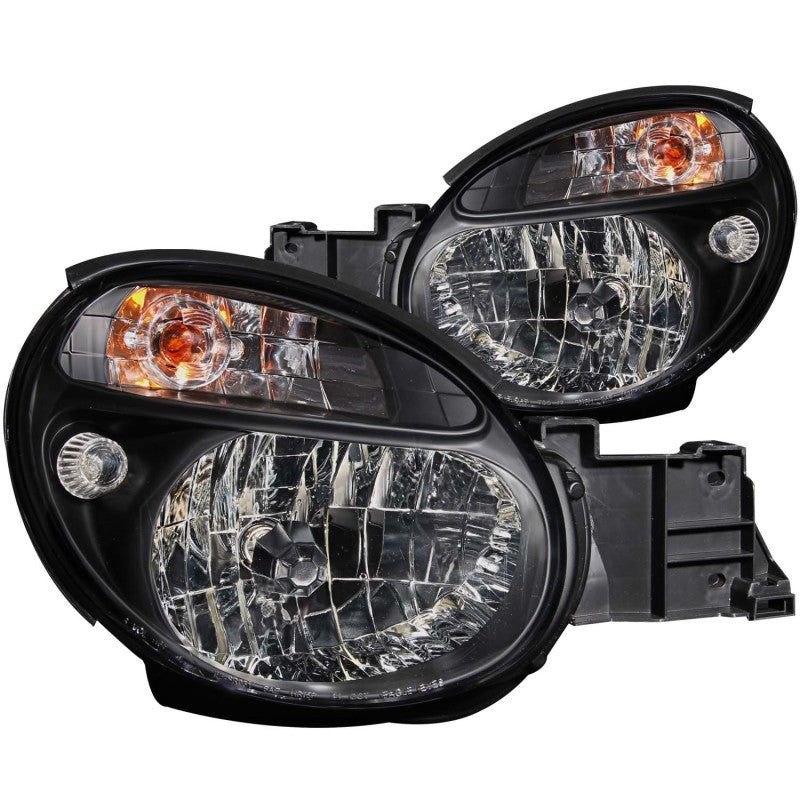 ANZO 2002-2003 Subaru Impreza Crystal Headlights Black-Headlights-ANZO-ANZ121121-SMINKpower Performance Parts