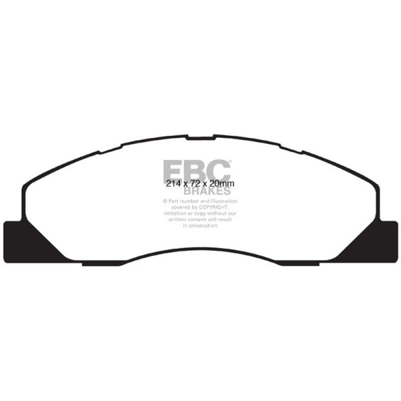 EBC 09-11 Dodge Ram 2500 Pick-up 5.7 2WD/4WD Greenstuff Front Brake Pads-Brake Pads - Performance-EBC-EBCDP61847-SMINKpower Performance Parts