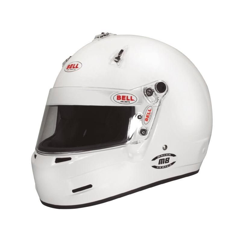 Bell M8 SA2020 V15 Brus Helmet - Size 58-59 (White) - SMINKpower Performance Parts BLL1419A04 Bell