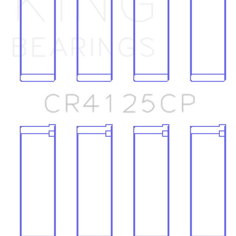 King Subaru EJ20/EJ22/EJ25 (Including Turbo) Performance Rod Bearing (Set of 4)-Bearings-King Engine Bearings-KINGCR4125CP-SMINKpower Performance Parts