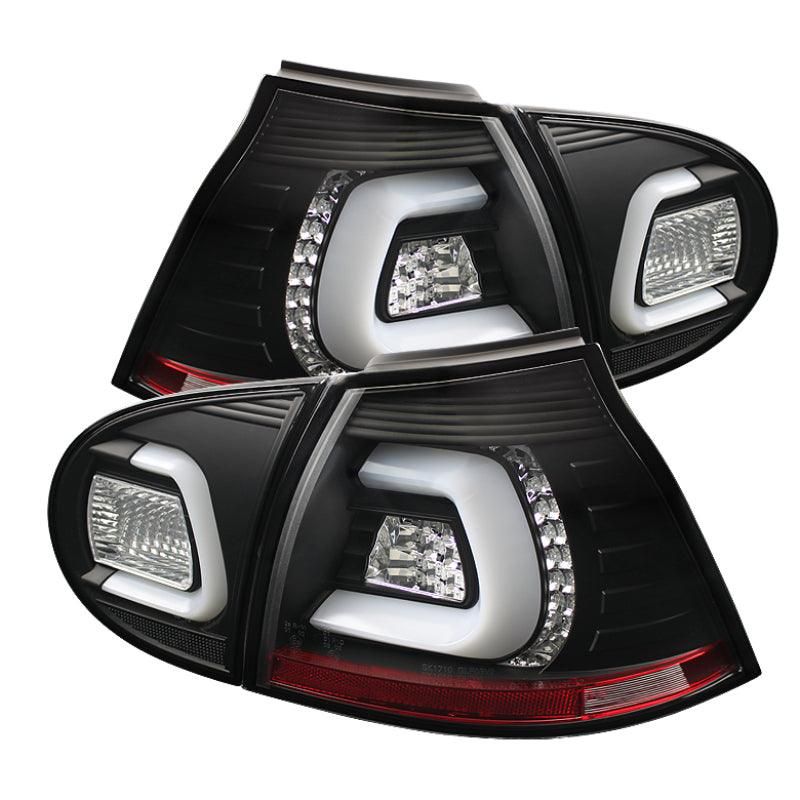 Spyder Volkswagen Golf V 06-09 LED TURN SIGNAL LED Tail Lights Black ALT-YD-VG03-LED-BK - SMINKpower Performance Parts SPY5073792 SPYDER