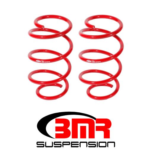 BMR 15-17 S550 Mustang Front Drag Version Lowering Springs - Red-Lowering Springs-BMR Suspension-BMRSP087R-SMINKpower Performance Parts