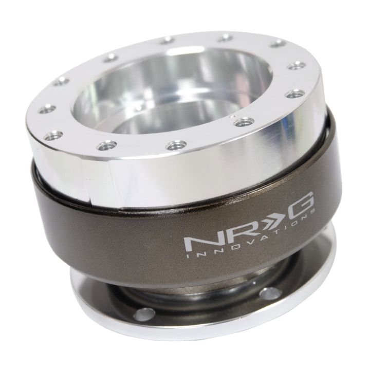 NRG Quick Release Gen 2.0 - Silver Body / Chrome Ring SFI Spec 42.1 - SMINKpower Performance Parts NRGSRK-200-1SL NRG