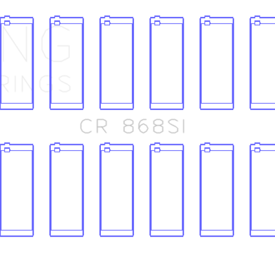 King Ford 281CI/302CI/330CI 4.6L/5.0L/5.4L V8 (Size STD) Rod Bearing Set-Bearings-King Engine Bearings-KINGCR868SI-SMINKpower Performance Parts