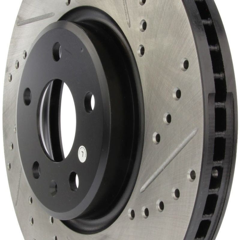 StopTech Slotted & Drilled Sport Brake Rotor-Brake Rotors - Slot & Drilled-Stoptech-STO127.33136L-SMINKpower Performance Parts