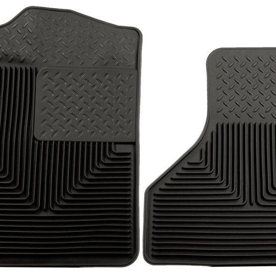 Husky Liners 08-10 Ford F-250/F-350/F-450 SuperDuty Heavy Duty Black Front Floor Mats-Floor Mats - Rubber-Husky Liners-HSL51201-SMINKpower Performance Parts