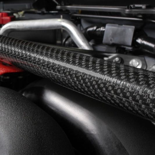 Perrin 2013+ BRZ/FR-S/86/GR86 Front Strut Brace - Carbon Fiber (Req. Removal of OEM Engine Cover) - SMINKpower Performance Parts PERPSP-SUS-066CF Perrin Performance