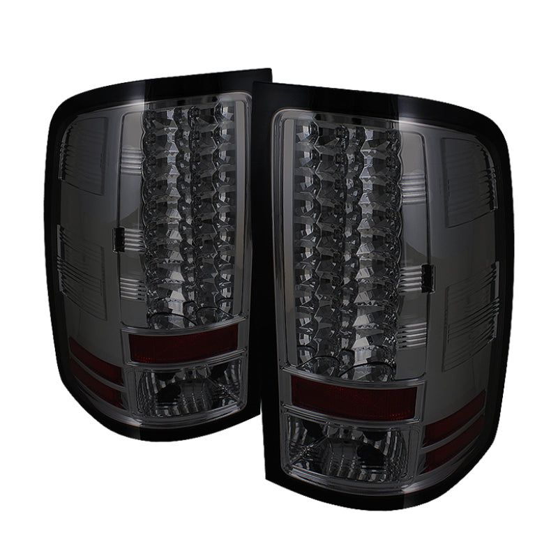 Spyder GMC Sierra 07-13 (Not fit 3500 Dually 4 Rear Wheels)LED Tail Lights Smoke ALT-YD-GS07-LED-SM-Tail Lights-SPYDER-SPY5014962-SMINKpower Performance Parts