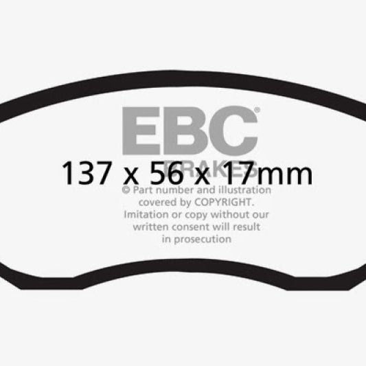 EBC 12+ Scion FR-S 2 Redstuff Front Brake Pads-Brake Pads - Performance-EBC-EBCDP31884C-SMINKpower Performance Parts