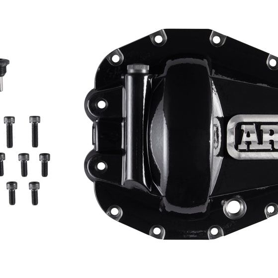 ARB Diff Cover Blk Jeep JL Rubicon Front - SMINKpower Performance Parts ARB0750011B ARB