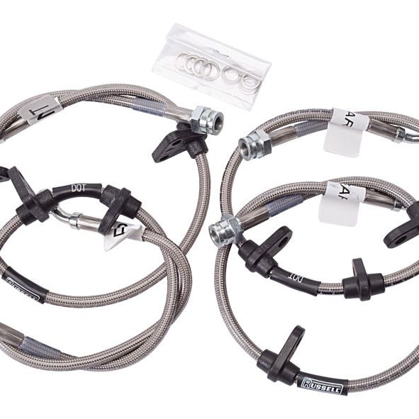 Russell Performance 88-91 Honda Civic EX/ Si / CRX Si Brake Line Kit - SMINKpower Performance Parts RUS684550 Russell