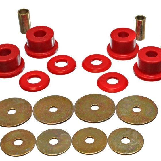 Energy Suspension 90-94 Mitsubishi Eclipse AWD Red Sub-Frame Bushing Set-Bushing Kits-Energy Suspension-ENG5.4105R-SMINKpower Performance Parts