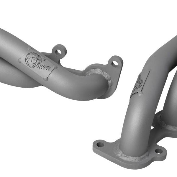 aFe Ford F-150 15-22 V8-5.0L Twisted Steel 1-5/8in to 2-1/2in 304 Stainless Headers w/ Titanium Coat - SMINKpower Performance Parts AFE48-33025-1T aFe