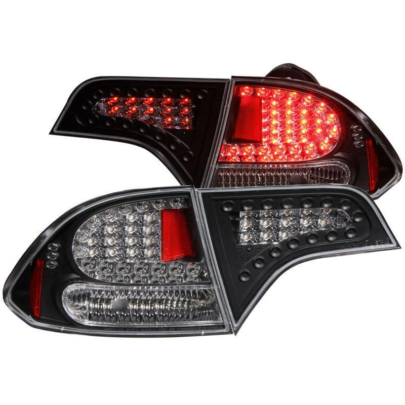 ANZO 2006-2011 Honda Civic LED Taillights Black - SMINKpower Performance Parts ANZ321152 ANZO