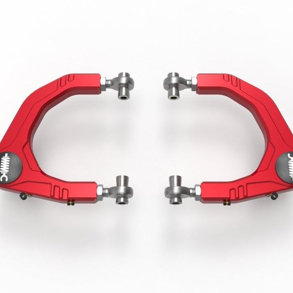 aFe Control 05-23 Toyota Tacoma Upper Control Arms - Red Anodized Billet Aluminum - SMINKpower Performance Parts AFE460-72T005-R aFe