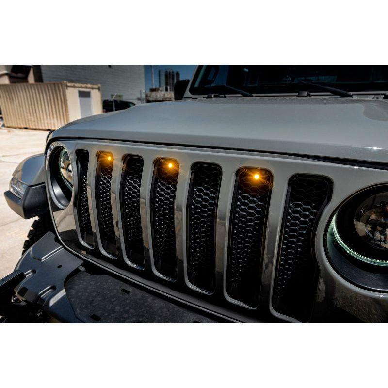 Oracle Pre-Runner Style LED Grille Kit for Jeep Gladiator JT - Amber - SMINKpower Performance Parts ORL5871-005 ORACLE Lighting