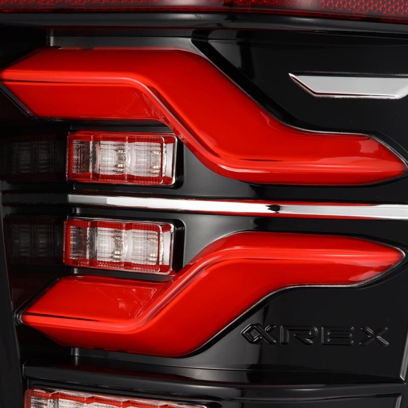AlphaRex 16-21 Toyota Tacoma LUXX LED Taillights Blk/Red w/Activ Light/Seq Signal - SMINKpower Performance Parts ARX680000 AlphaRex
