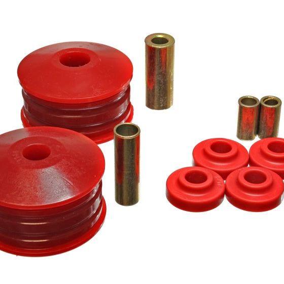 Energy Suspension 06-07 Mitsubishi Eclipse FWD Red Motor Mount Replacement Bushings for V6 (2 tourqu-Bushing Kits-Energy Suspension-ENG5.1113R-SMINKpower Performance Parts