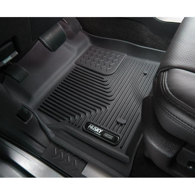 Husky Liners 10-18 Dodge Ram 1500 Quad Cab X-Act Contour Front & Second Seat Floor Liners - Black - SMINKpower Performance Parts HSL53628 Husky Liners