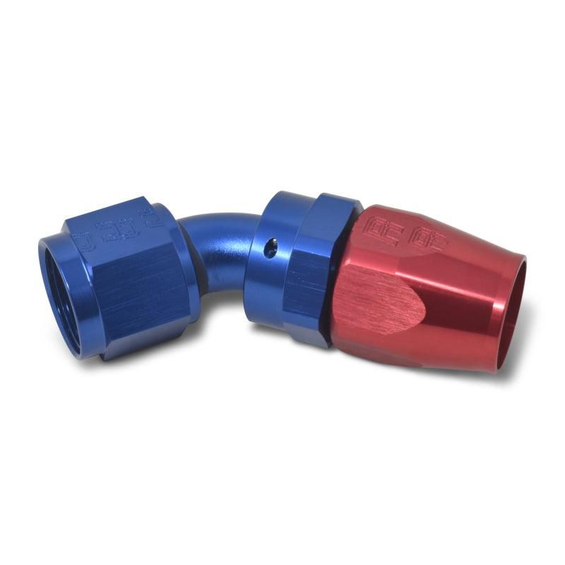 Russell Performance -10 AN Red/Blue 45 Degree Full Flow Hose End - SMINKpower Performance Parts RUS610110 Russell