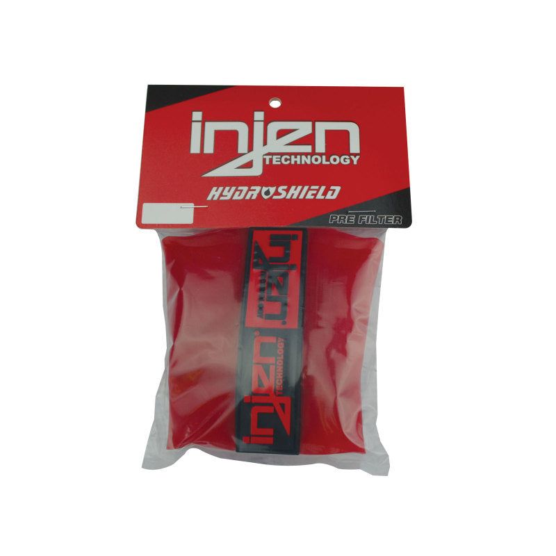 Injen Red Water Repellant Pre-Filter fits X-1015 X-1018 6.75in Base/5in Tall/5in Top-Pre-Filters-Injen-INJ1034RED-SMINKpower Performance Parts