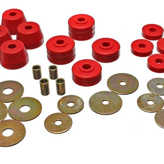 Energy Suspension 72-93 Ramcharger Body Cab Mount Set-Bushing Kits-Energy Suspension-ENG5.4101R-SMINKpower Performance Parts