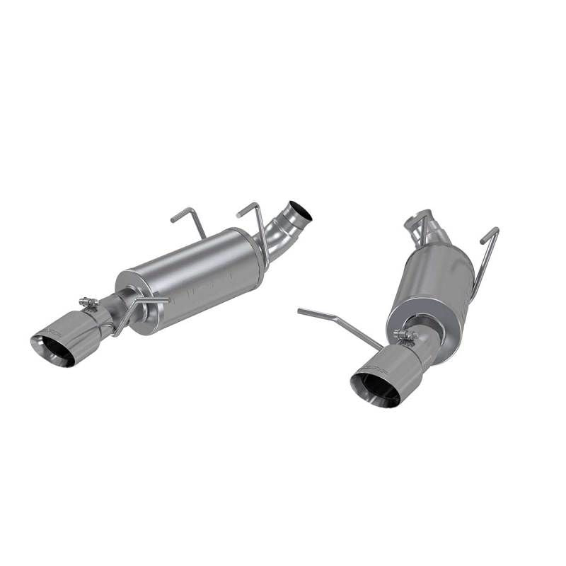 MBRP 11-14 Ford Mustang V6 3in. Dual Muffler Axle Back Split Rear Exhaust System AL-Axle Back-MBRP-MBRPS7227AL-SMINKpower Performance Parts