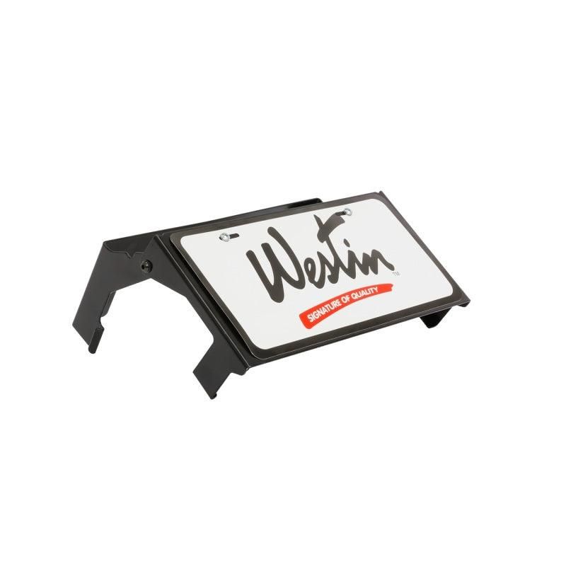 Westin MAX Winch Tray License Plate Bracket - Black - SMINKpower Performance Parts WES46-20055 Westin